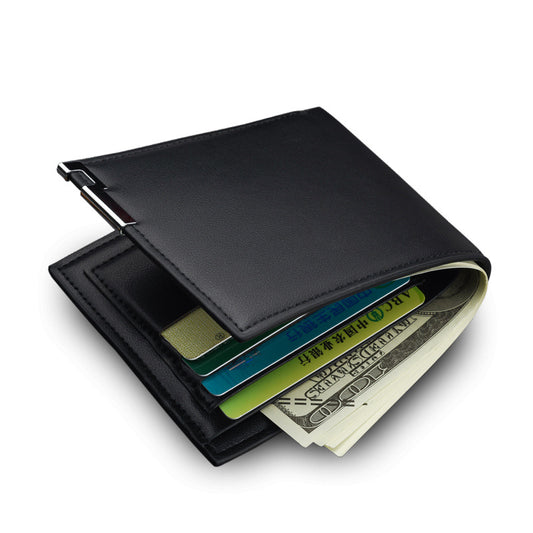 Wholesale men's wallets men's business Money Wallet Business Card Case