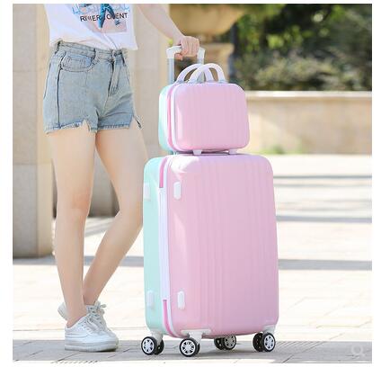 Women Travel Luggage suitcase Set travel Trolley suitcase Rolling Bags On Wheels  Women Wheeled bags  Rolling Luggage Suitcase