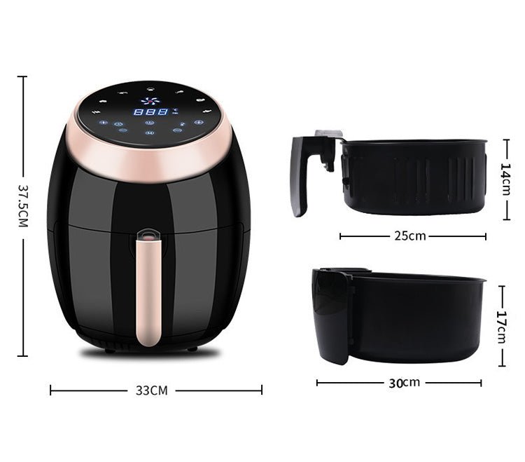Air Fryer With Timer And Temperature Control - All In One