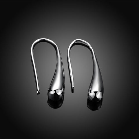 Hot Sale 925 Silver Earring Fashion Jewelry Teardrop/Water drop/Raindrop Dangle Earrings For Women Valentine Gifts