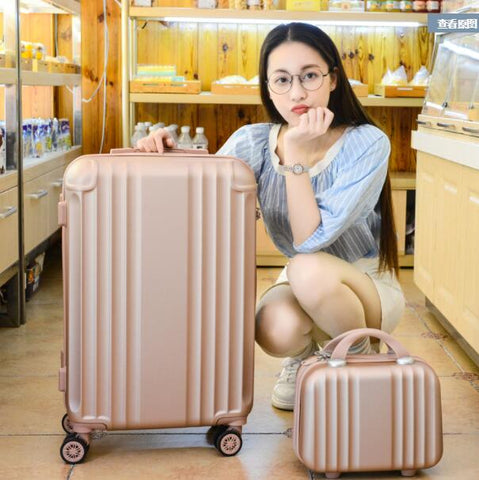 Women Travel Luggage suitcase Set travel Trolley suitcase Rolling Bags On Wheels  Women Wheeled bags  Rolling Luggage Suitcase