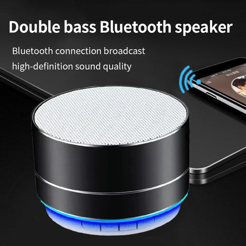 Wireless Bluetooth Audio Mobile Phone Subwoofer Mini Card Computer Outdoor Portable Sound Box Lock and Load Spray High