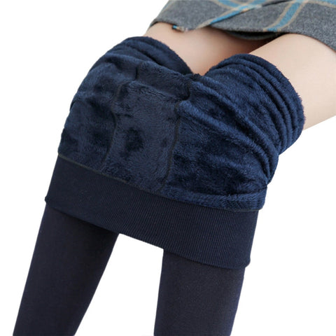 Winter Leggings For Women Warm Leggins Solid Color Velvet Leggins High Waist Leggings Stretchy Leggings dropshipping