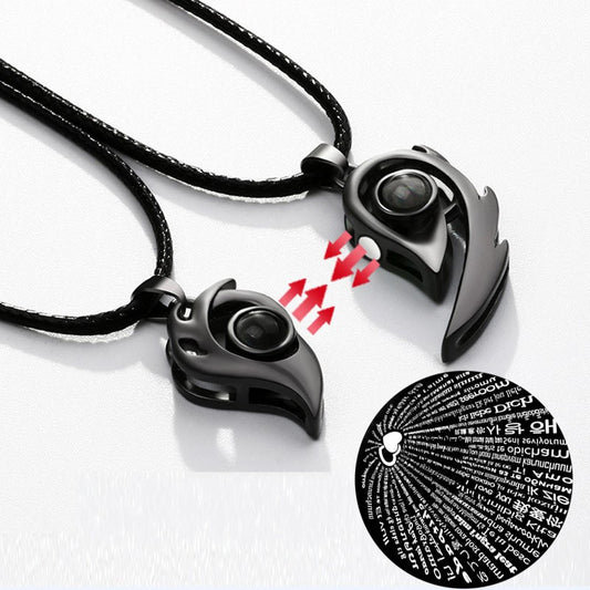 Magnetic Heart Necklace for Couples