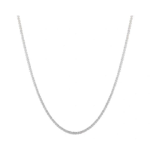 Silver Color Sparkling Clavicle Chain