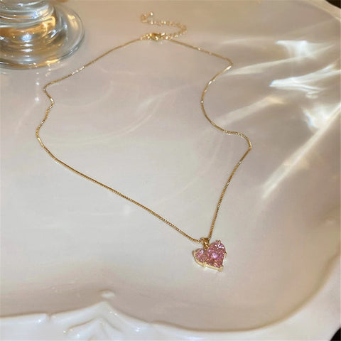 Zircon Clavicle Necklace