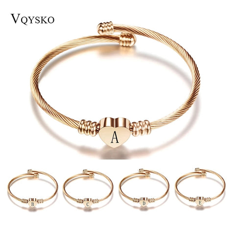 Alphabet Charms Bracelets For Women