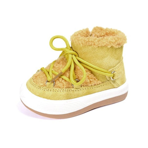 GT-CECD 2022 New Winter Baby Boots Warm Plush Rubber Sole Toddler Kids Sneakers Infant Shoes Fashion Little Boys Girls Boots
